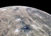 Mysterious dark-rayed crater spotted on Jupiter's Moon, Ganymede's icy surface