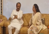 Hema Malini's first pic after Dharmendra's death out, politician Ajit Pawar meets the BJP MP at her residence