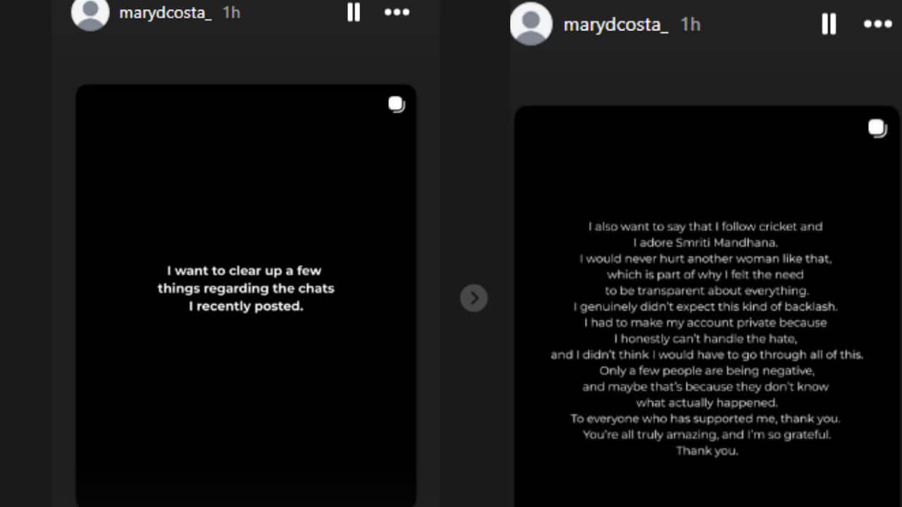 Mary d costa Instagram post