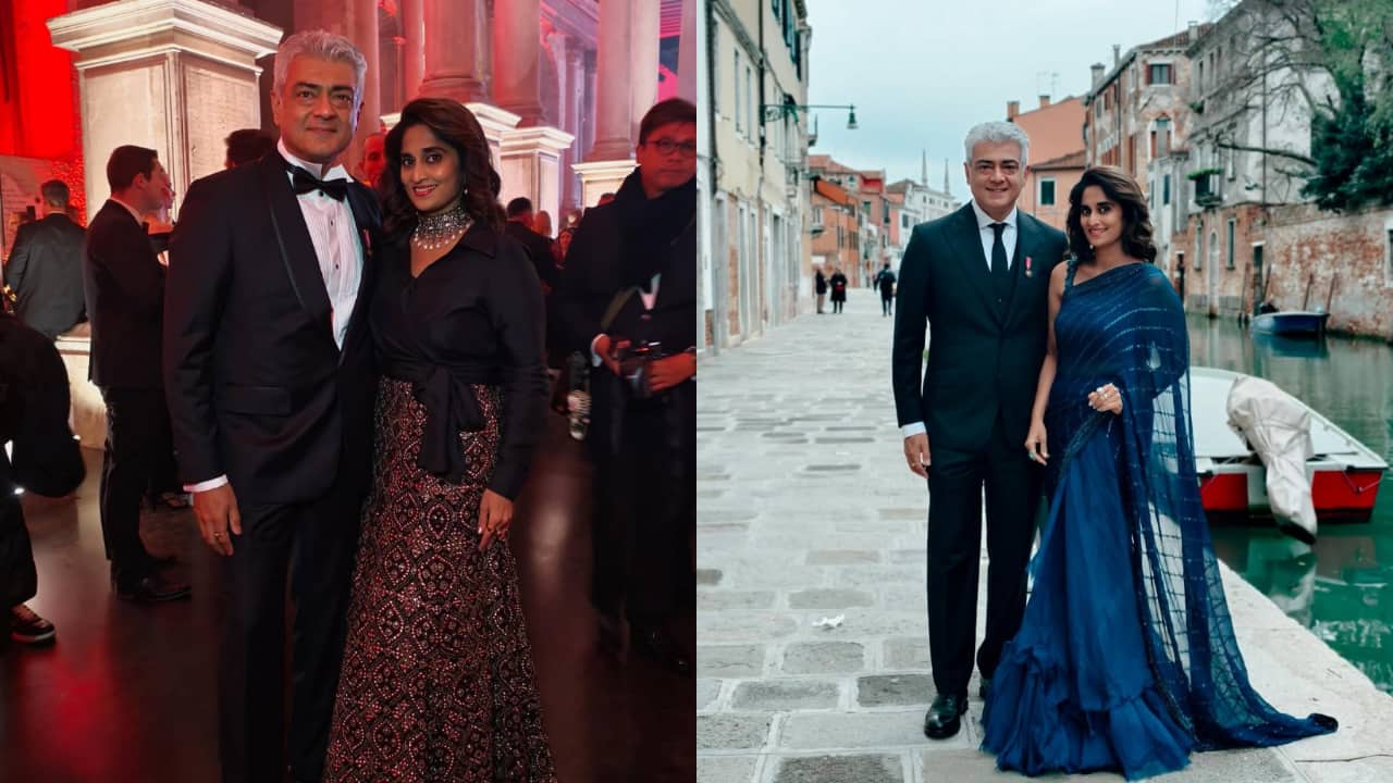 Shalini Ajith Kumar shares unseen pics from Venice with husband Ajith Kumar and kids