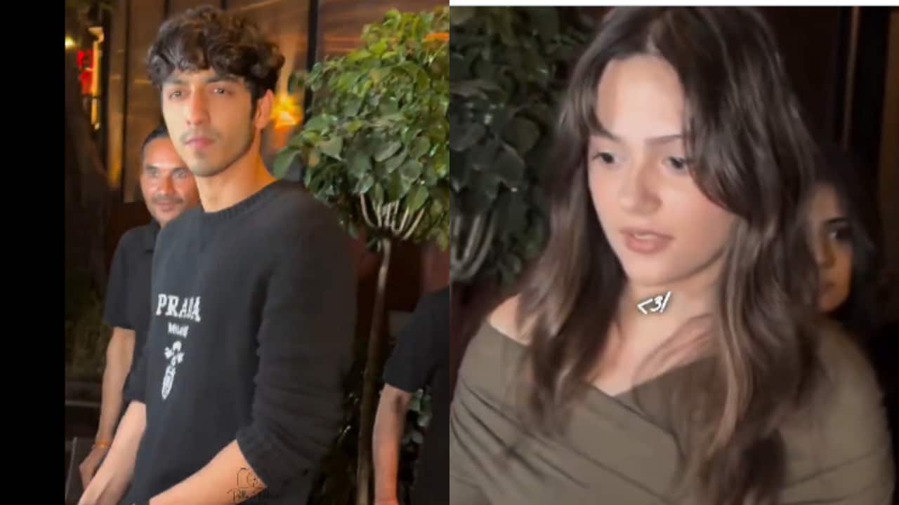 Saiyaara actors Ahaan Panday and Aneet Padda step out for dinner after denying dating rumours