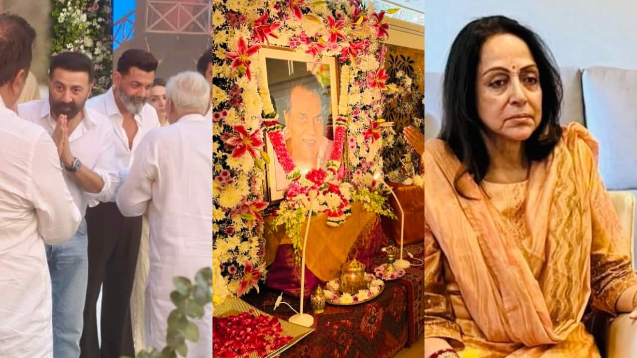 Were two prayer meets held for Dharmendra? Did Hema Malini, Esha and Ahana skip prayer meet hosted by first wife Prakash Kaur and sons Sunny, Bobby Deol?