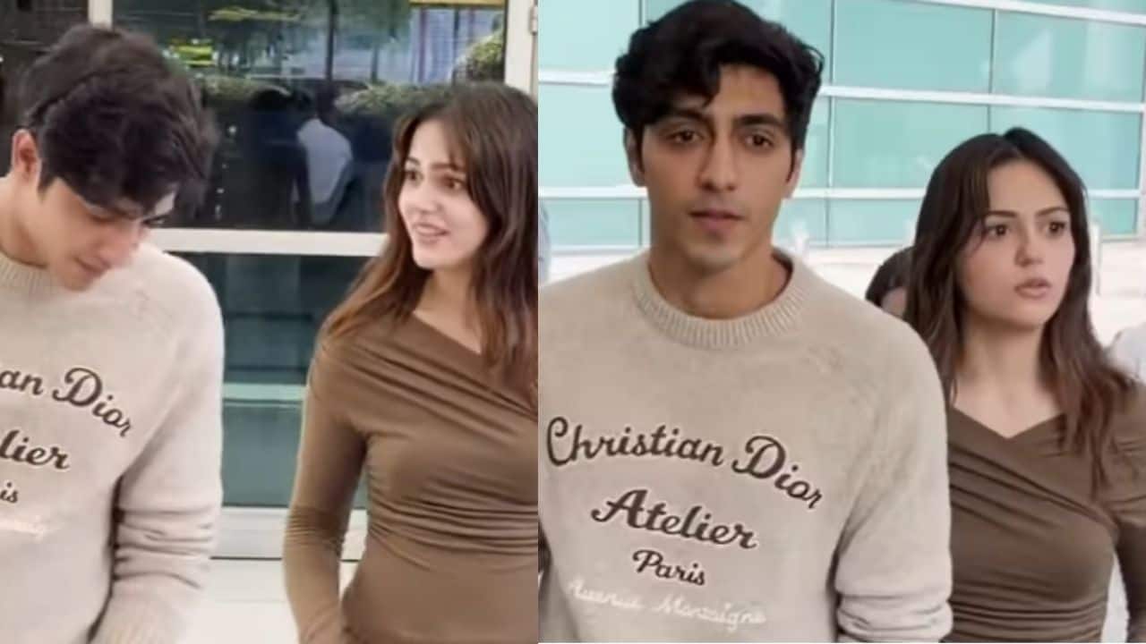 Ahaan Panday and Aneet Padda spark dating rumours again after airport sighting, watch here