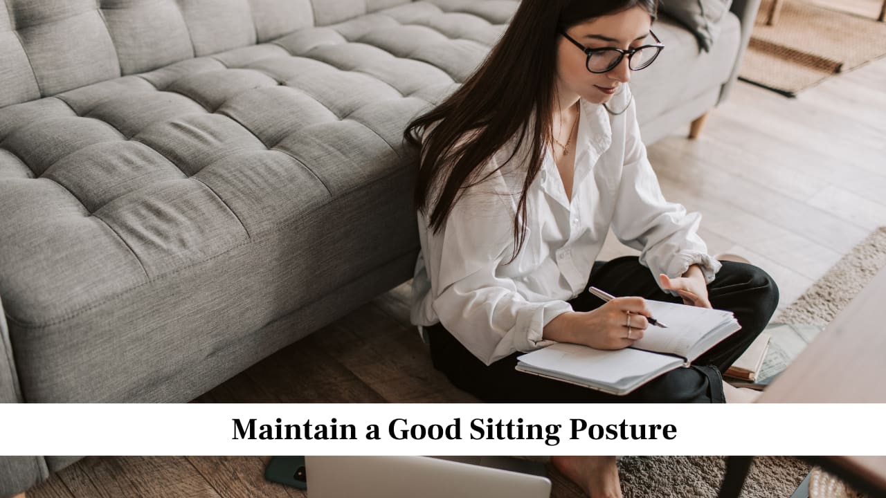Maintain a Good Sitting Posture<br />Your writing speed depends on how well you sit. Sit with your back straight and your shoulders relaxed. Do not lean too far over the desk, as this strains your neck and slows your writing. Keep the paper at a slight angle to make writing easier. A comfortable posture helps your hand move freely across the page, allowing you to write faster during exams.