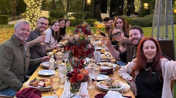The Thanksgiving celebration also coincided with Selena and Benny’s two-month wedding anniversary.