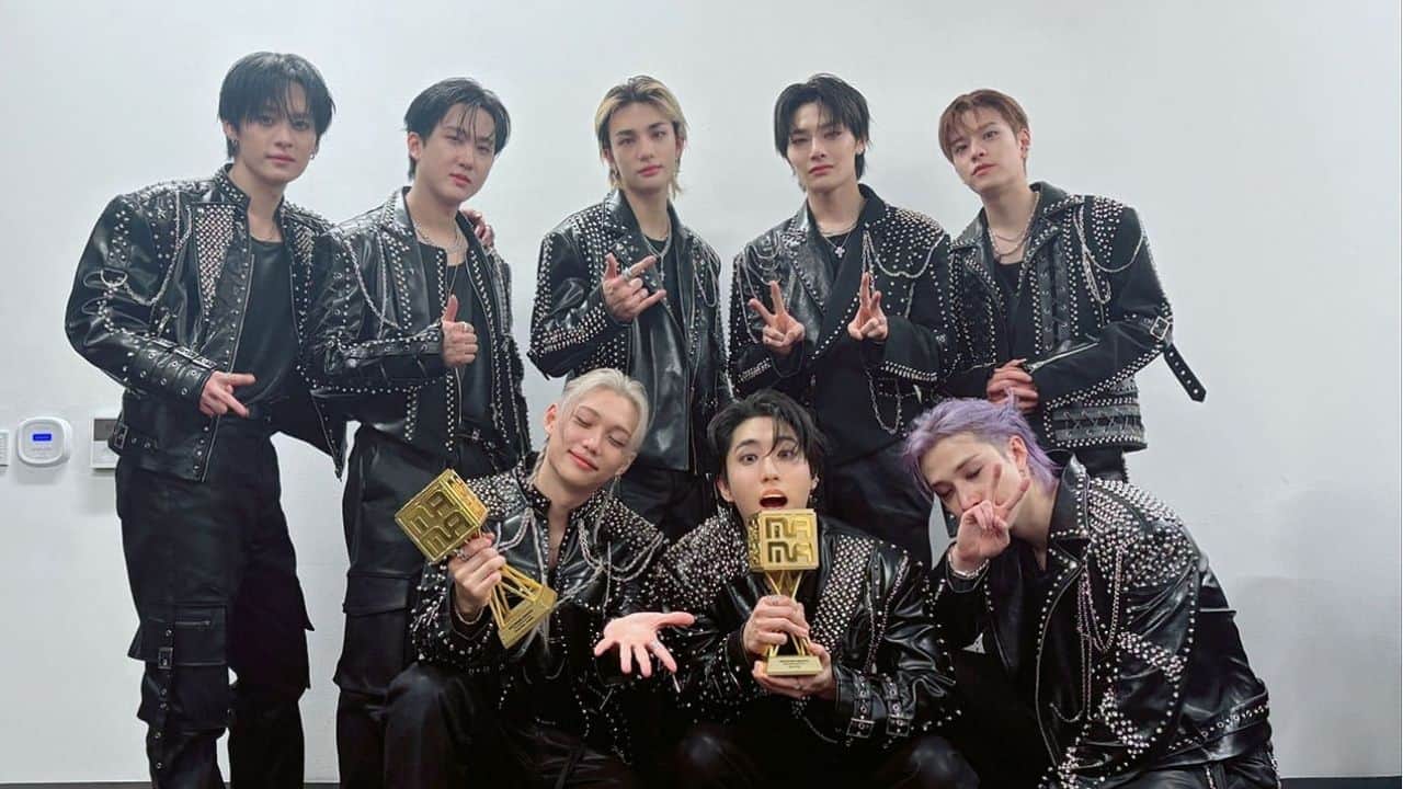 Stray Kids break down in tears as they win first-ever Album of the Year at 2025 MAMA Awards