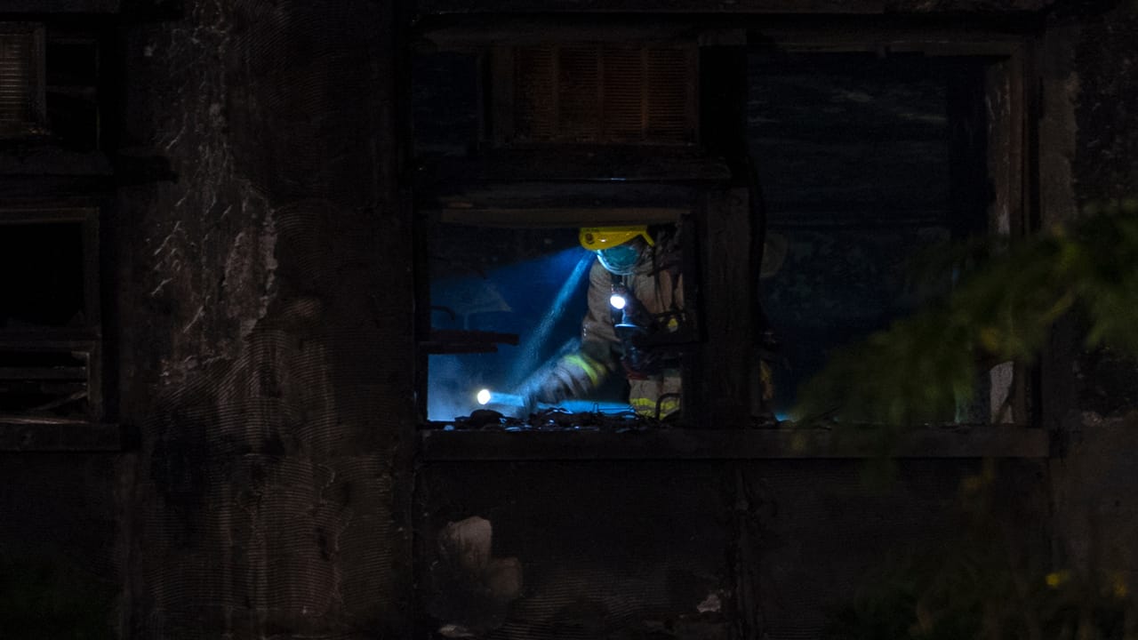 Bamboo scaffolding and flammable foam boards fueled blaze (AP)