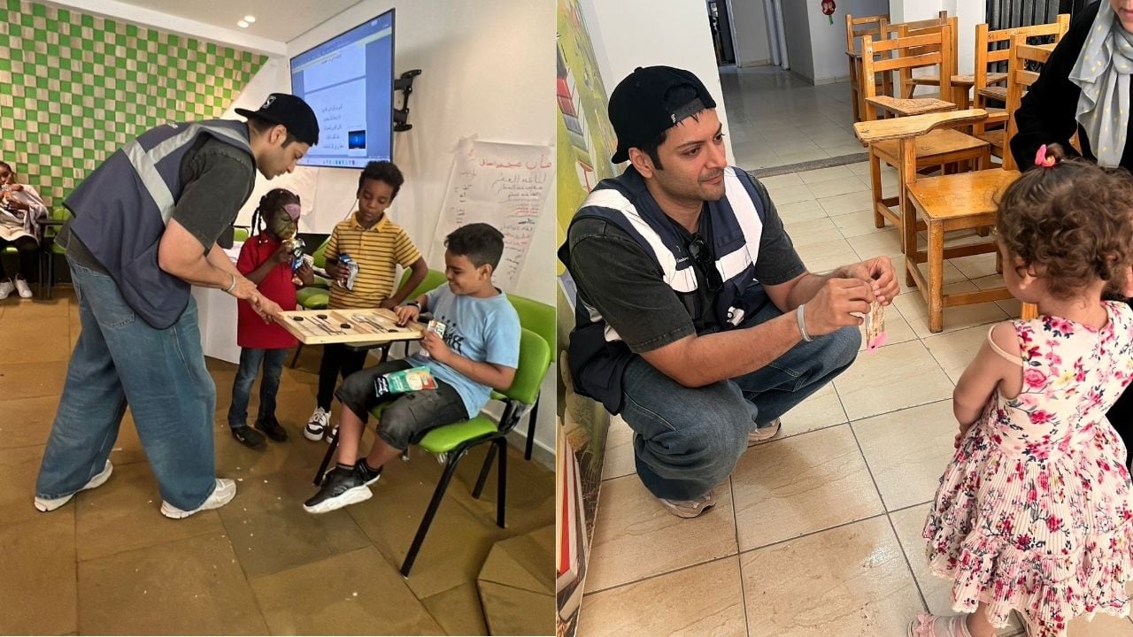 Ali Fazal becomes International Goodwill Ambassador for Goodwill Caravan; Meets women and children displaced from Gaza in Egypt