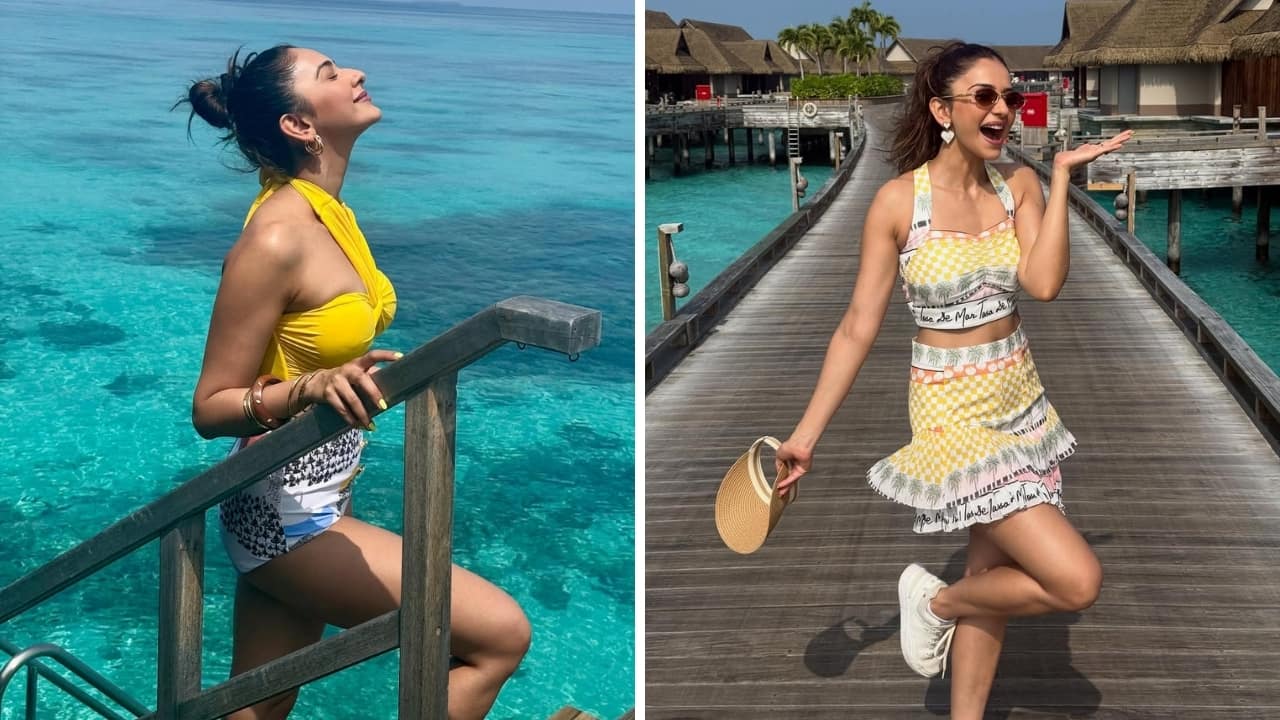 Rakul Preet Singh enjoys a luxurious holiday in the Maldives with husband Jackky Bhagnani