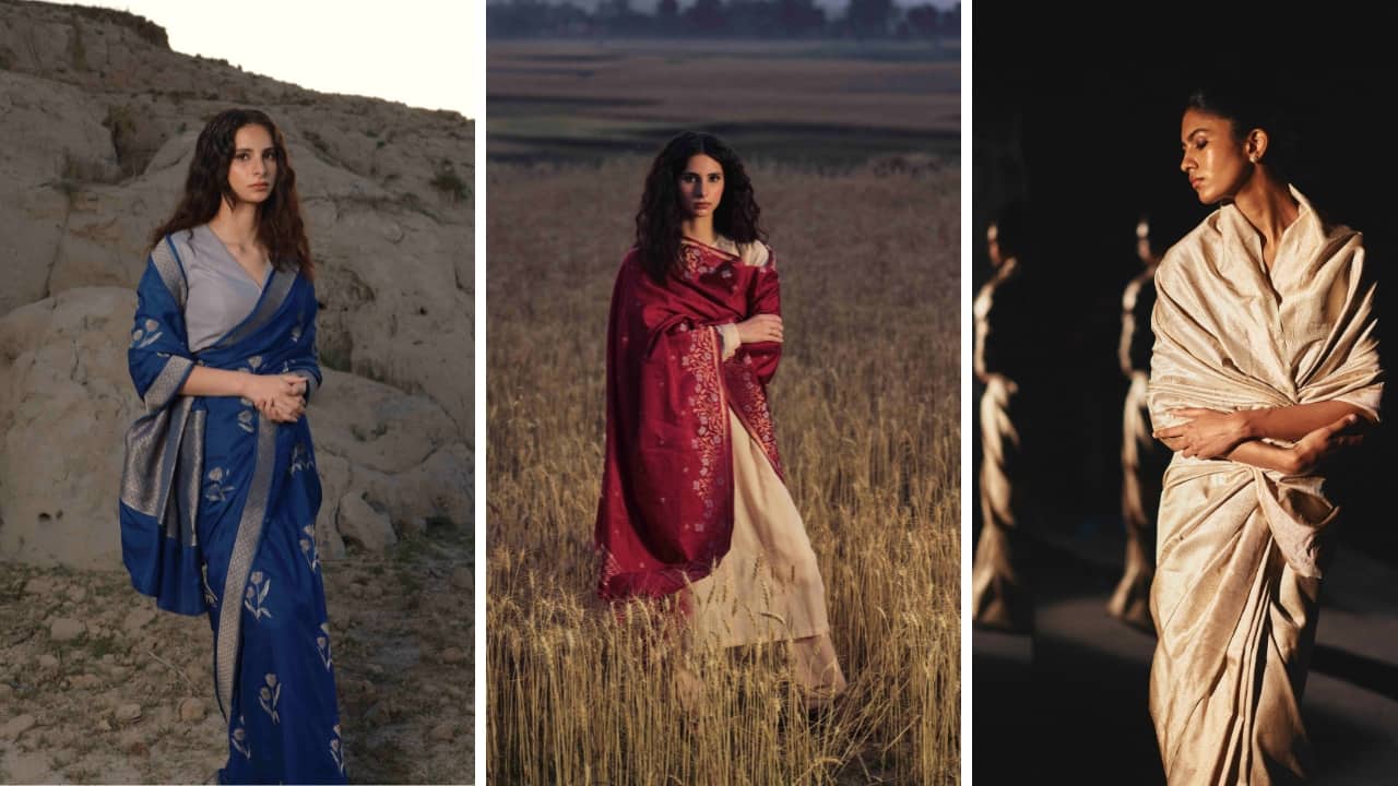How to style handcrafted saris for a winter-ready, high-fashion look