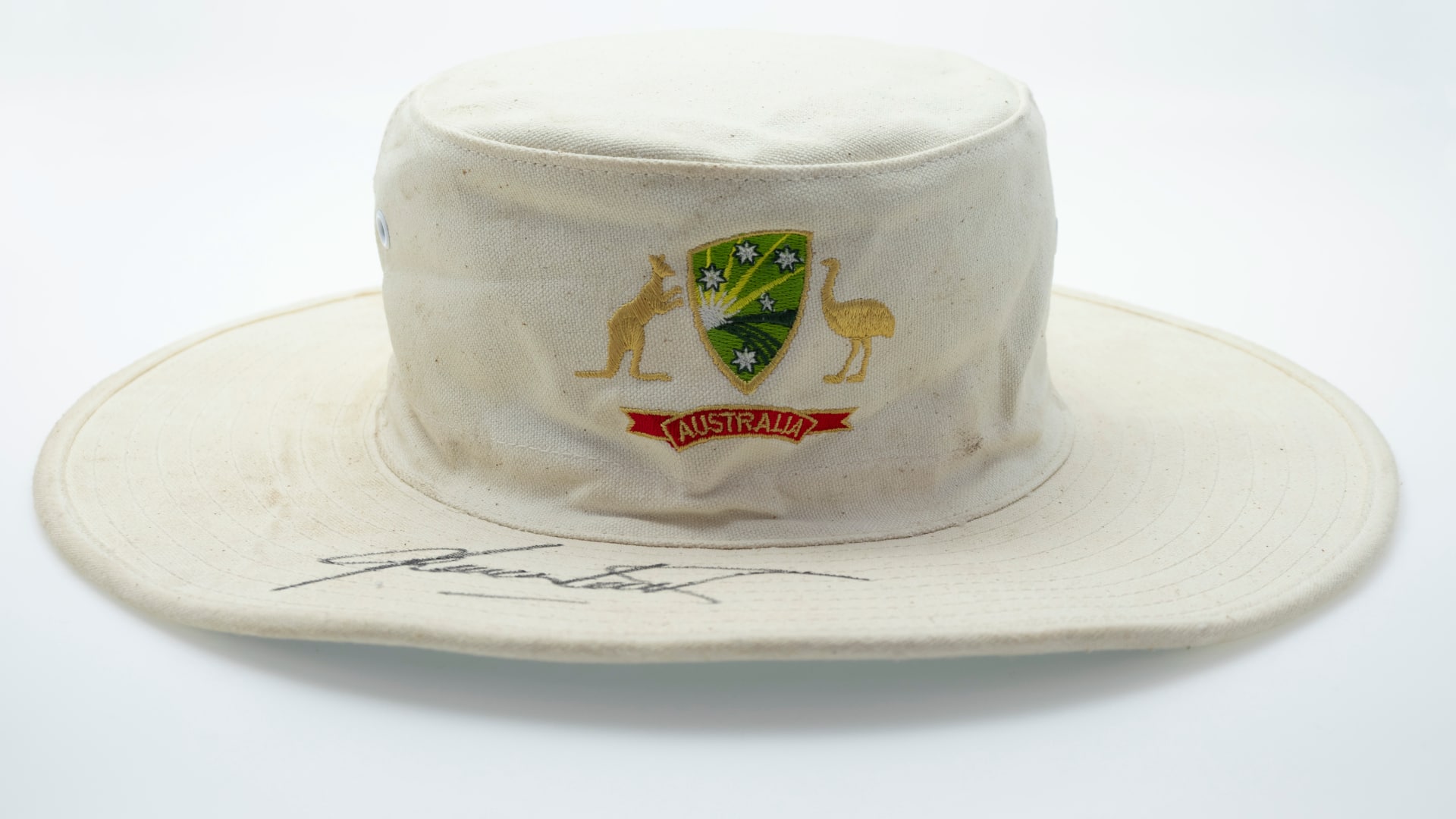 Autographed hat from <a href=