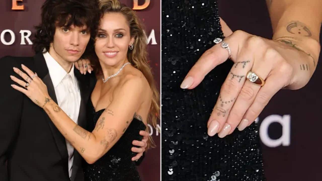 Miley Cyrus sparks engagement rumours with Maxx Morando at Avatar: Fire and Ash premiere