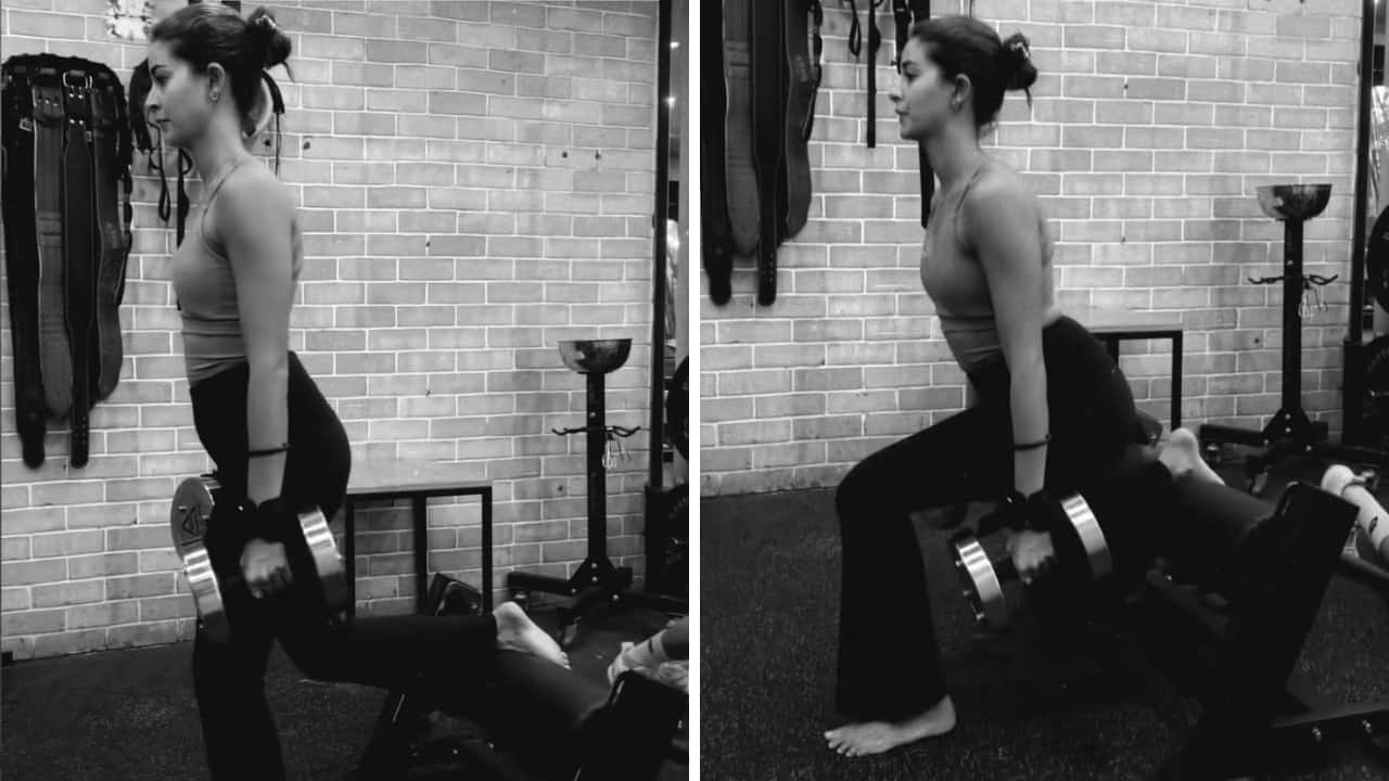 Ananya Panday impresses with heavy Bulgarian split squats amid a tight ‘Tu Meri Main Tera…’ schedule