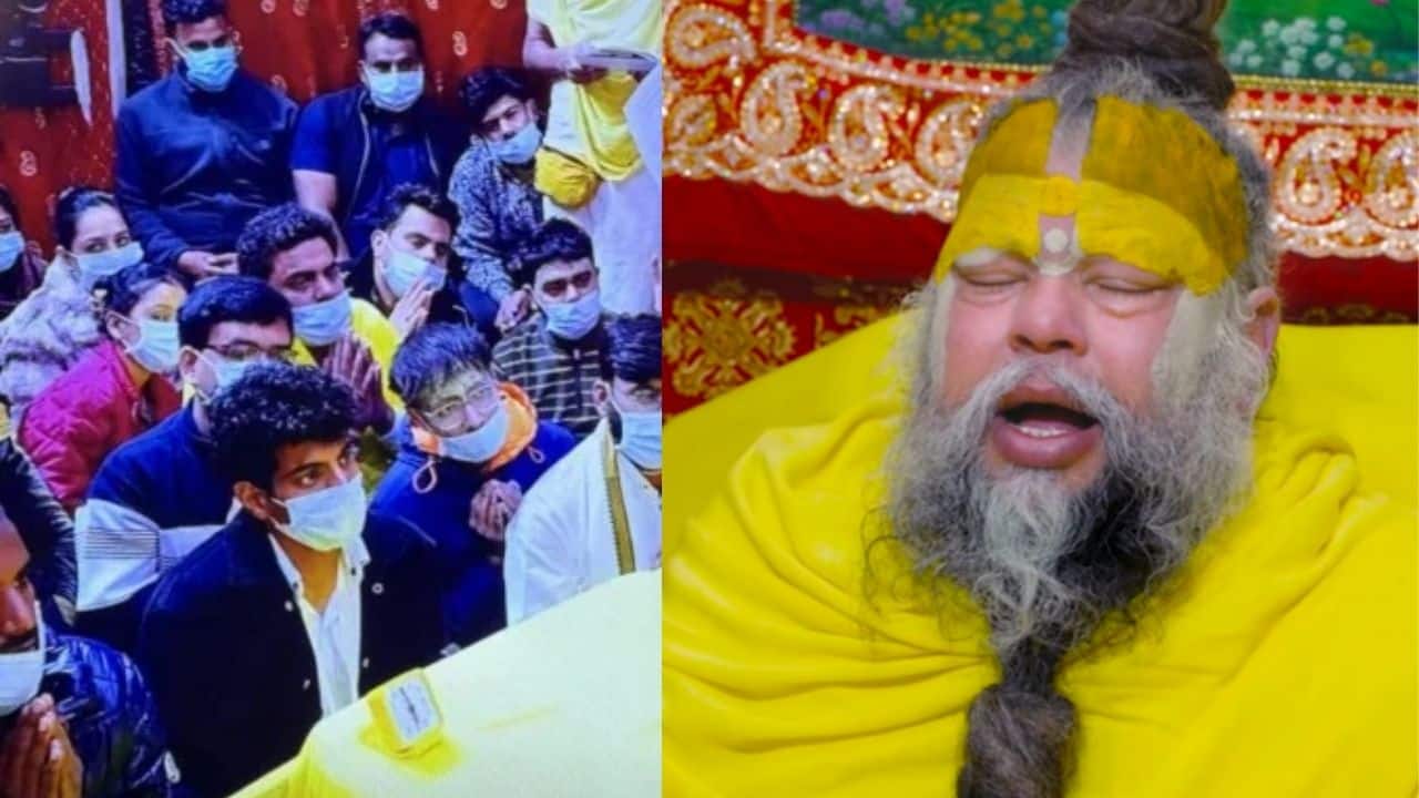 Palash Muchhal visits Premanand Maharaj in Vrindavan amid wedding postponement with Smriti Mandhana
