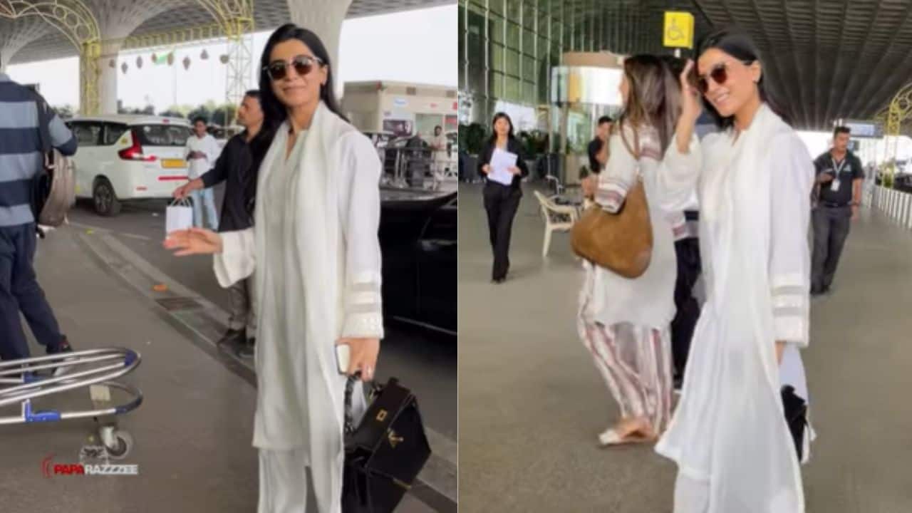 Samantha Ruth Prabhu and Raj Nidimoru leave for honeymoon in Goa; actress says "I’ve never felt happier in life"