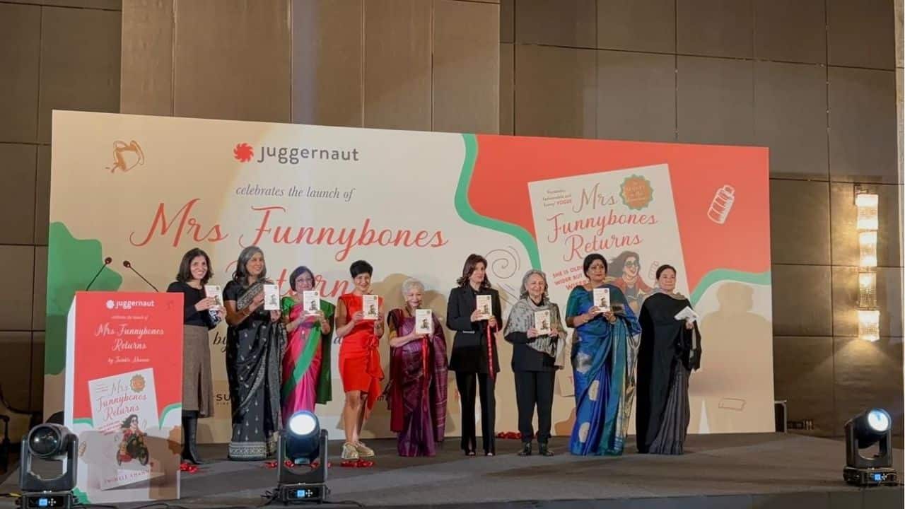 Twinkle Khanna returns with Mrs Funnybones Returns; Launches the book in Delhi