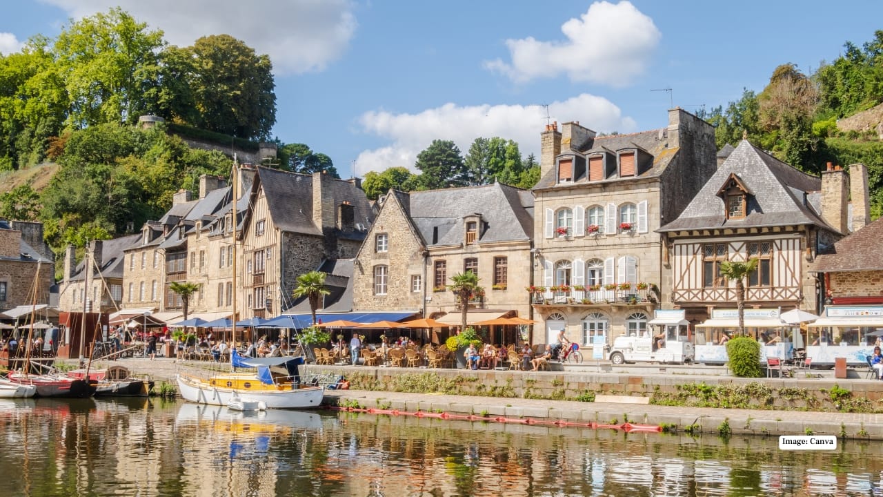 7. Dinan – Brittany’s Timeless Village Dinan, a walled town in Brittany, is like stepping into a medieval postcard. Cobblestone streets wind past timbered houses, quaint cafés, and artisan shops. Its hilltop ramparts offer panoramic views of the Rance River, while the quiet port below reflects the town’s historic charm. Unlike nearby Saint-Malo, Dinan is tranquil, giving travelers an authentic taste of Brittany without the crowds.