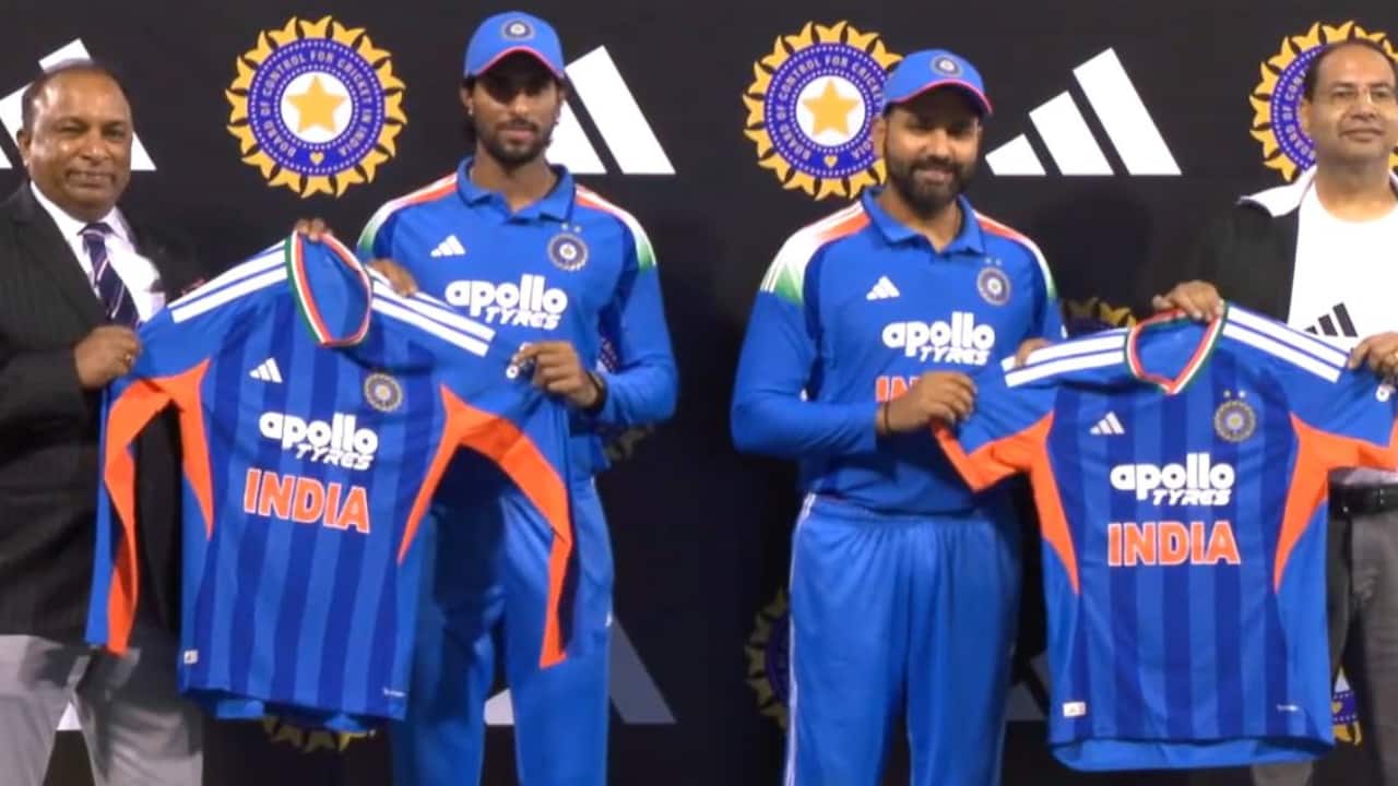 Rohit Sharma unveils new India jersey for T20 World Cup 2026