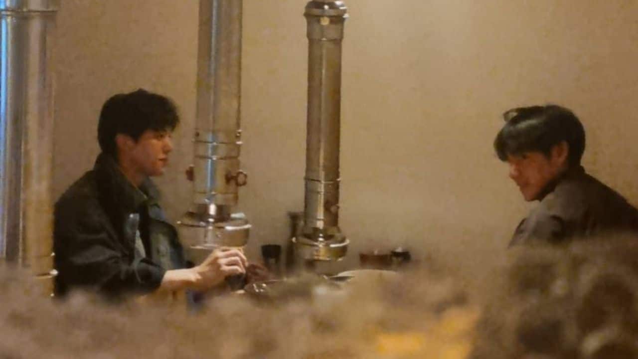 BTS member V and Song Kang spotted having dinner together; netizens stop swooning