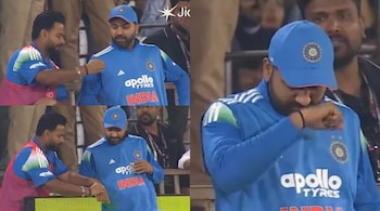 Rishabh Pant-Rohit Sharma share candid 'make a wish' moment in Raipur