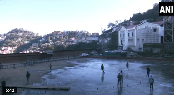 Asia's only natural ice skating rink in Shimla opens early for winter season | Watch