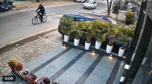Caught on camera: Gurugram bizman cycling in posh colony dies after being run over by Santro