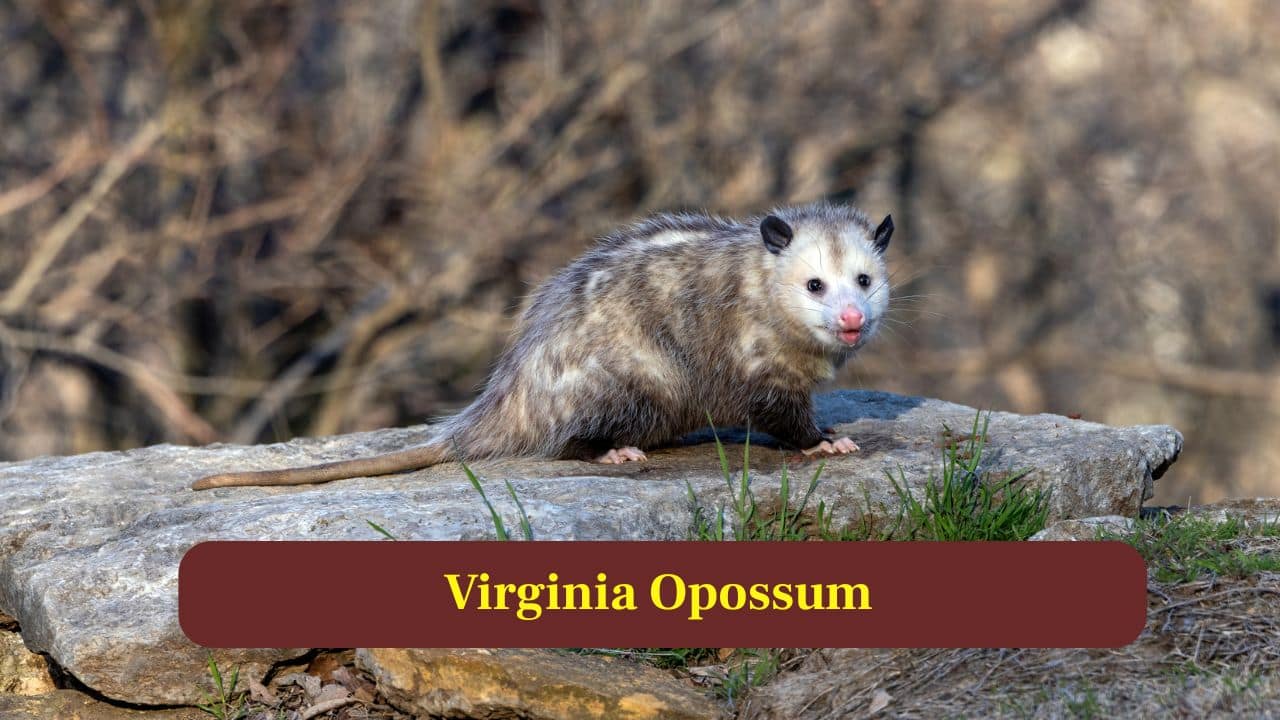 5. Virginia Opossum: This marsupial gives birth to up to twenty tiny joeys, relying on sheer numbers to ensure some successfully reach adulthood. (Image: Canva)