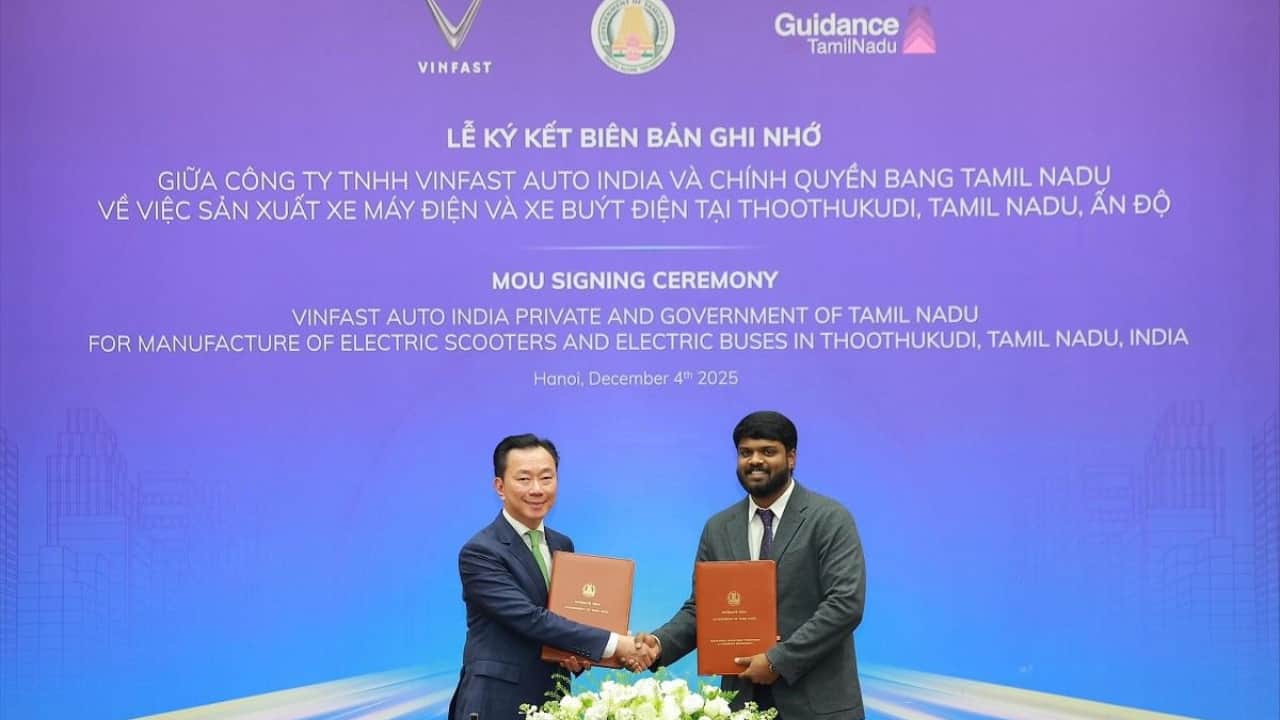 VinFast to expand Tamil Nadu EV facility, targets e-buses and e-scooters