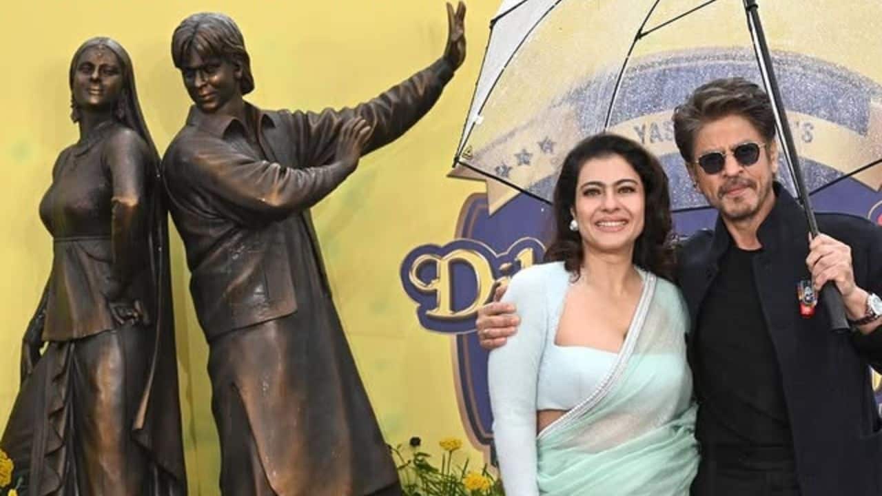 SRK, Kajol on DDLJ’s legacy as Raj and Simran getting immortalised in London: 'You can’t get away from us, we are like a bad habit'