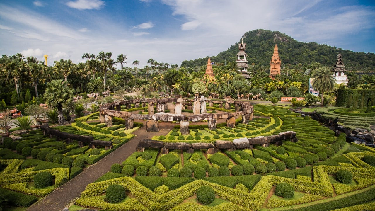 9. Nong Nooch Botanical Garden, Chon Buri, Thailand — Floral Drama and Thai Heritage Nong Nooch is part botanical garden, part open-air art exhibition. With enormous topiary displays, themed European gardens, a French-style stone maze, and elephant conservation areas, it offers a colourful, theatrical take on botanical design. Google Maps searches peak during holiday seasons as tourists plan visits to its flower festivals, cultural shows, and iconic photography spots. 9. Nong Nooch Botanical Garden, Chon Buri, Thailand — Floral Drama and Thai Heritage Nong Nooch is part botanical garden, part open-air art exhibition. With enormous topiary displays, themed European gardens, a French-style stone maze, and elephant conservation areas, it offers a colourful, theatrical take on botanical design. Google Maps searches peak during holiday seasons as tourists plan visits to its flower festivals, cultural shows, and iconic photography spots.