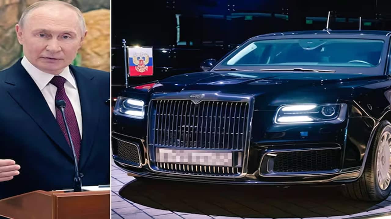 Putin’s presidential car can stay afloat in water and carries an advanced air-filtration system