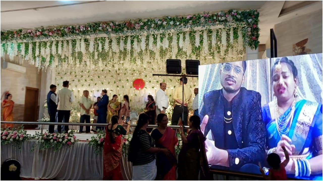 IndiGo flight cancellations force newlyweds to attend their own reception via video call