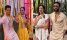 Saaraa Khan and Krish Pathak’s haldi ceremony: Gauahar and Zaid Darbar arrive at the celebration with their newborn son Farwaan