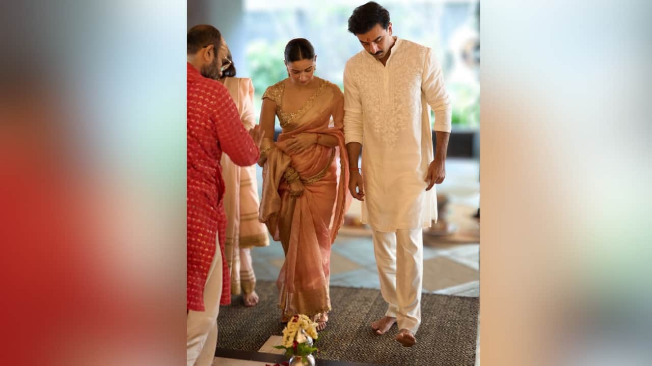 <strong>Grih Pravesh celebrations</strong><br />The couple recently built their dream home and performed grih pravesh at their luxurious new five-story bungalow in the heart of Mumbai, a stunning residence that has become the new family home.