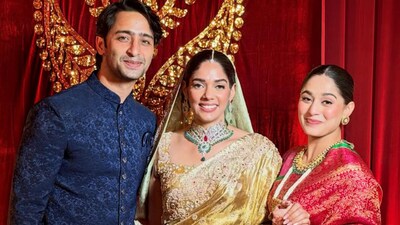 Shaheer Sheikh and Somya Seth reunited at a wedding