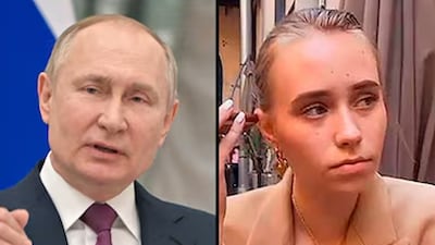 Putin’s alleged daughter apologises publicly