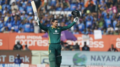 Century in Vizag puts Quinton de Kock in elite company of Kumar Sangakkara, Sanath Jayasuriya, Sachin Tendulkar (BCCI Photo)