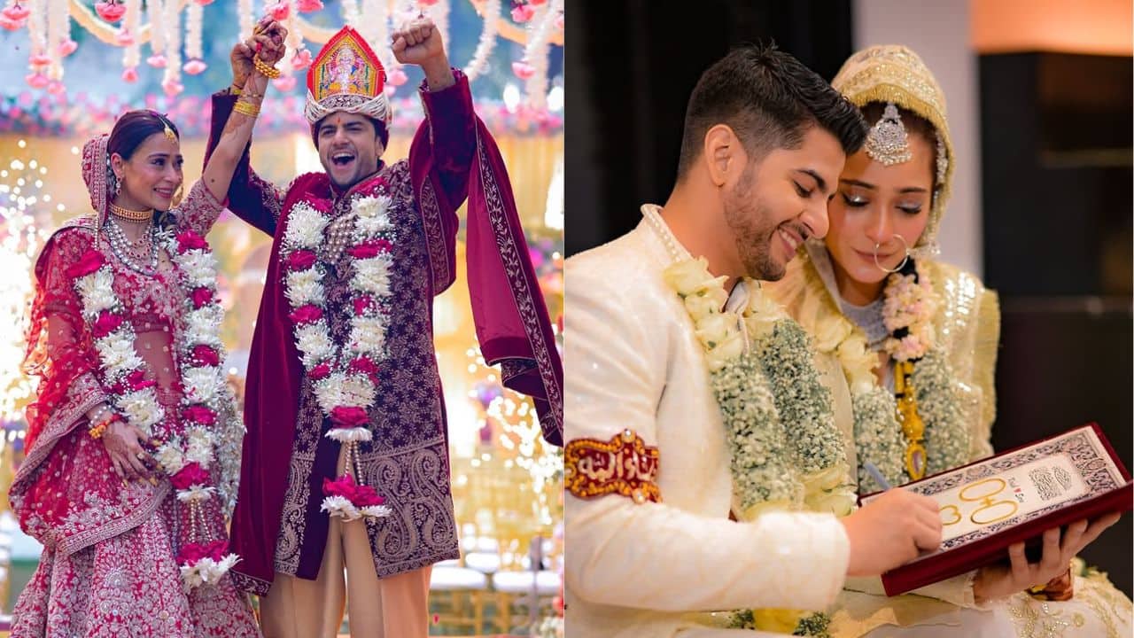Sara Khan ties the knot with Krish Pathak in two wedding ceremonies, couple share latest pics