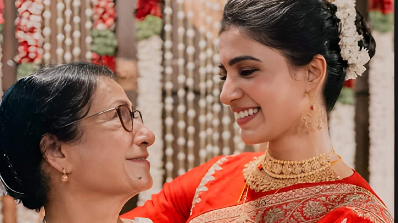 Samantha Ruth Prabhu shares a rare unseen pic with her mother from her wedding