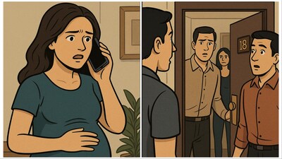As the incident went viral, social media users urged the rescuers to inform the wife about her cheating husband. (AI-generated image)