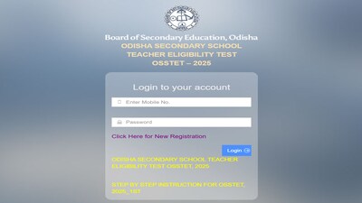 OSSTET 2025 Notification (OUT): Application window opens for Odisha Teacher Recruitment