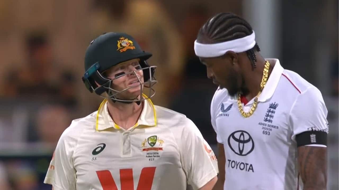 WATCH: Tensions boil over as Steve Smith and Jofra Archer exchange heated words at the Gabba
