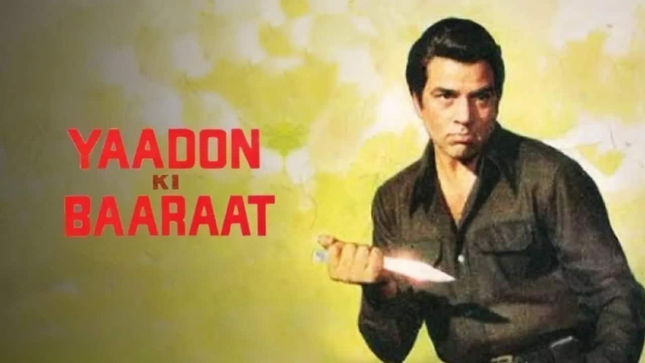 Ajit in Yaadon Ki Baaraat (1973) In Nasir Hussain’s cult classic, Dharmendra played Ajit, the eldest of three brothers separated in childhood and reunited through a haunting melody. This performance is one of his most underrated, an elegant mix of emotional vulnerability and magnetic screen presence. As Ajit, he combined suave confidence with deep-rooted pain, creating a hero who wasn’t just fighting villains but also battling loneliness. His effortless charm in scenes with Zeenat Aman and his intensity in confrontations showcased the fine balance that defined his 1970s persona.
