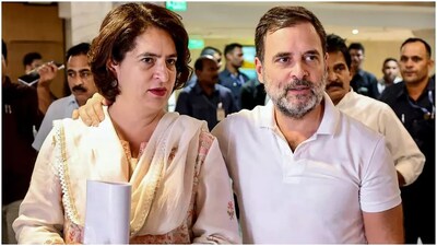 Rahul Gandhi and Priyanka Gandhi 
