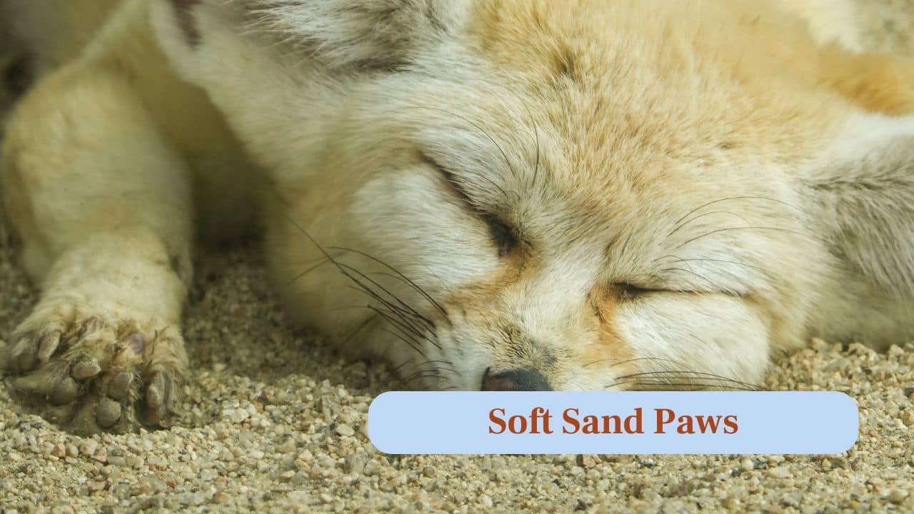 3. Soft Sand Paws: Fennec foxes have furry soles to protect paws from hot desert sand while they explore or hunt. (Image: Canva) 3. Soft Sand Paws: Fennec foxes have furry soles to protect paws from hot desert sand while they explore or hunt. (Image: Canva)