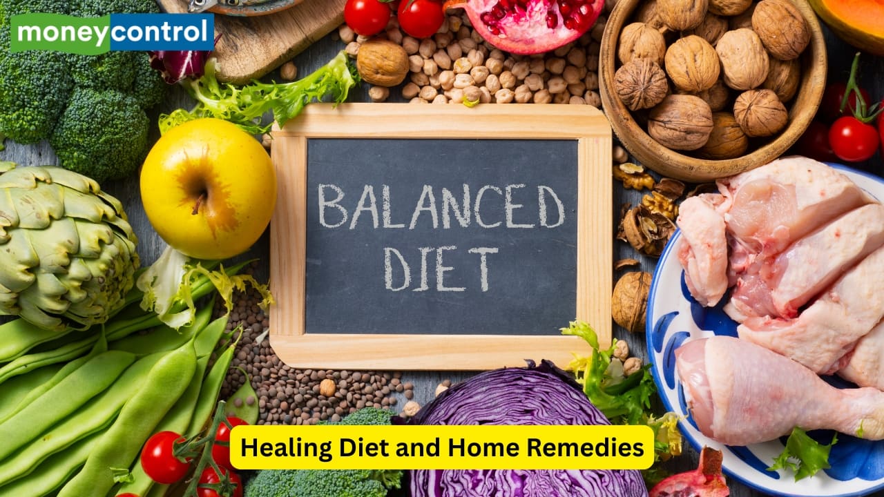 Healing Diet and Home Remedies Eating a balanced diet and including non-greasy meals can promote healing. Some home remedies include sipping warm water and drinking ginger tea. Probiotics like curd and buttermilk also aid in improving gut health. Late-night meals must be avoided, and adequate hydration must be maintained. (Image: Canva) Healing Diet and Home Remedies Eating a balanced diet and including non-greasy meals can promote healing. Some home remedies include sipping warm water and drinking ginger tea. Probiotics like curd and buttermilk also aid in improving gut health. Late-night meals must be avoided, and adequate hydration must be maintained. (Image: Canva)
