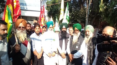 Punjab: Farmer group protests against Electricity (Amendment) Bill