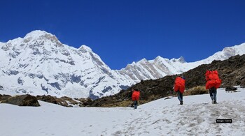 A breathtaking new chapter in Nepal’s trekking scene — the Dhaulagiri–Annapurna Trail promises untouched wilderness, panoramic mountain views, and a truly authentic Himalayan adventure. (Representative Image)