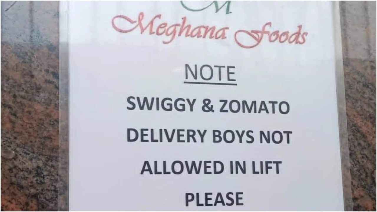 Meghana Foods issues 'sincere apology' after poster telling Swiggy, Zomato riders to use stairs sparks outcry