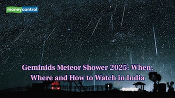 The 2025 Geminids Meteor Shower peaks on 13–14 December (Image: Canva)